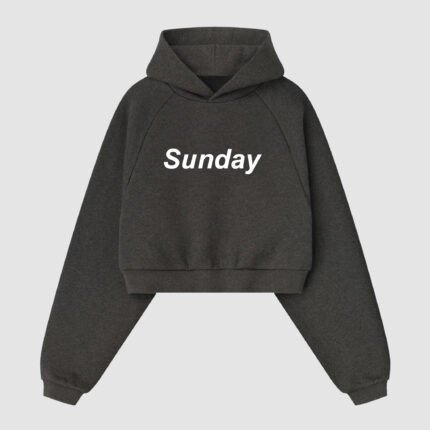 heavyweight applique hoodie Dark Taupe