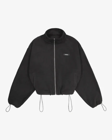 heavyweight archive fleece jet black